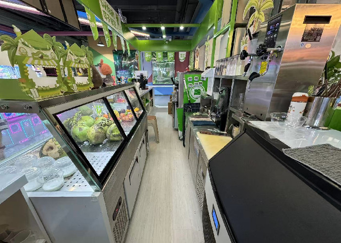 桥西区西美花街品牌饮品店带设备加盟出租