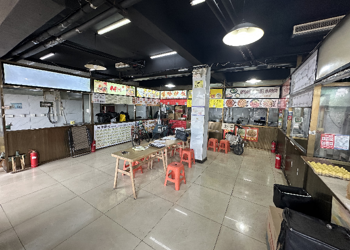 灵寿科技信息职业学院底商美食城出租档口