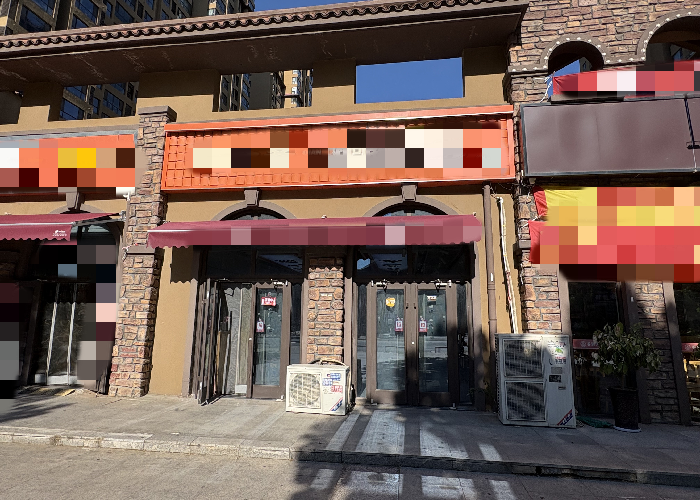 桥西区幸福城132平纯一层快餐店转让