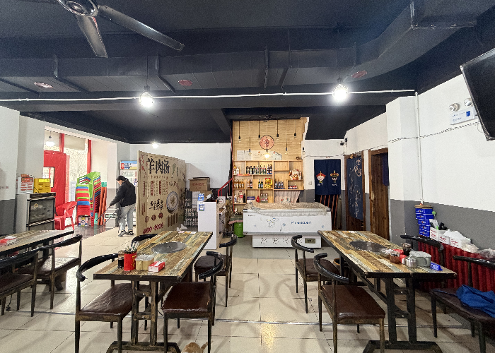 谈固东街跃进路饭店转让门头8米可外摆